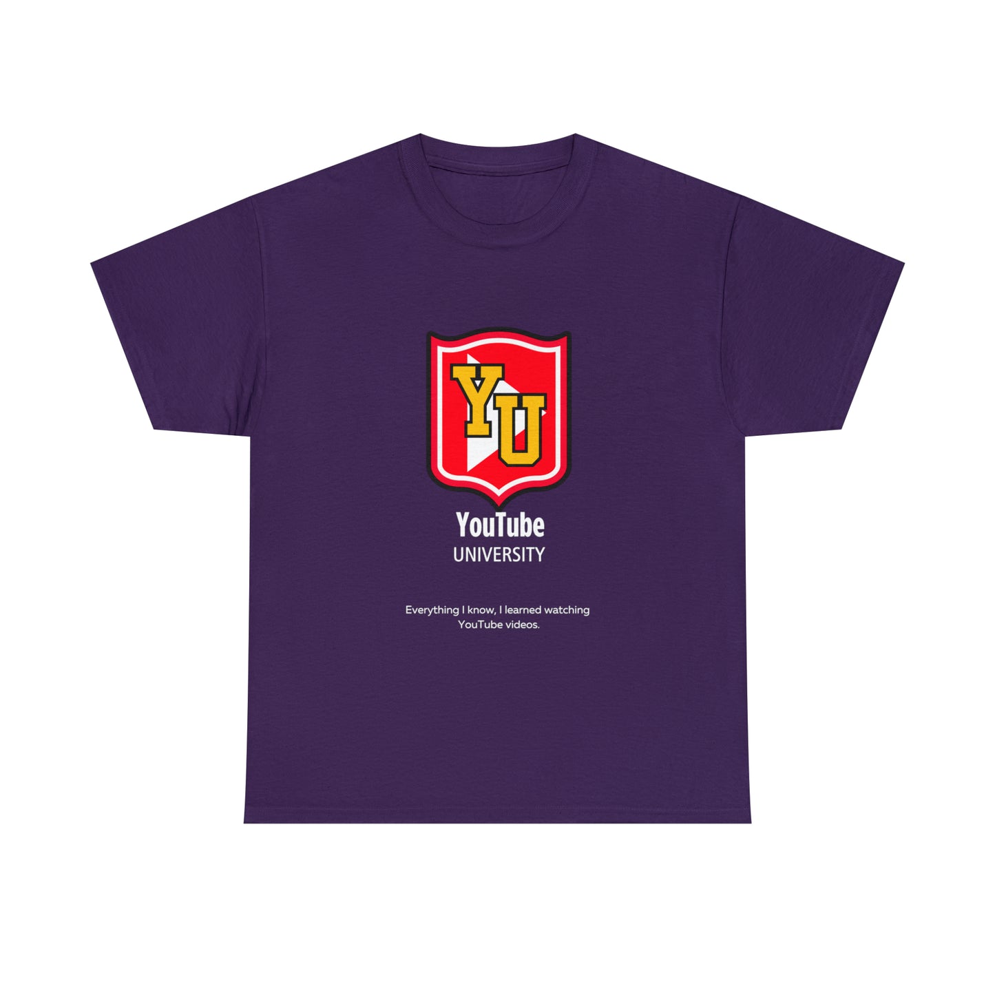YouTube University Unisex Heavy Cotton Tee
