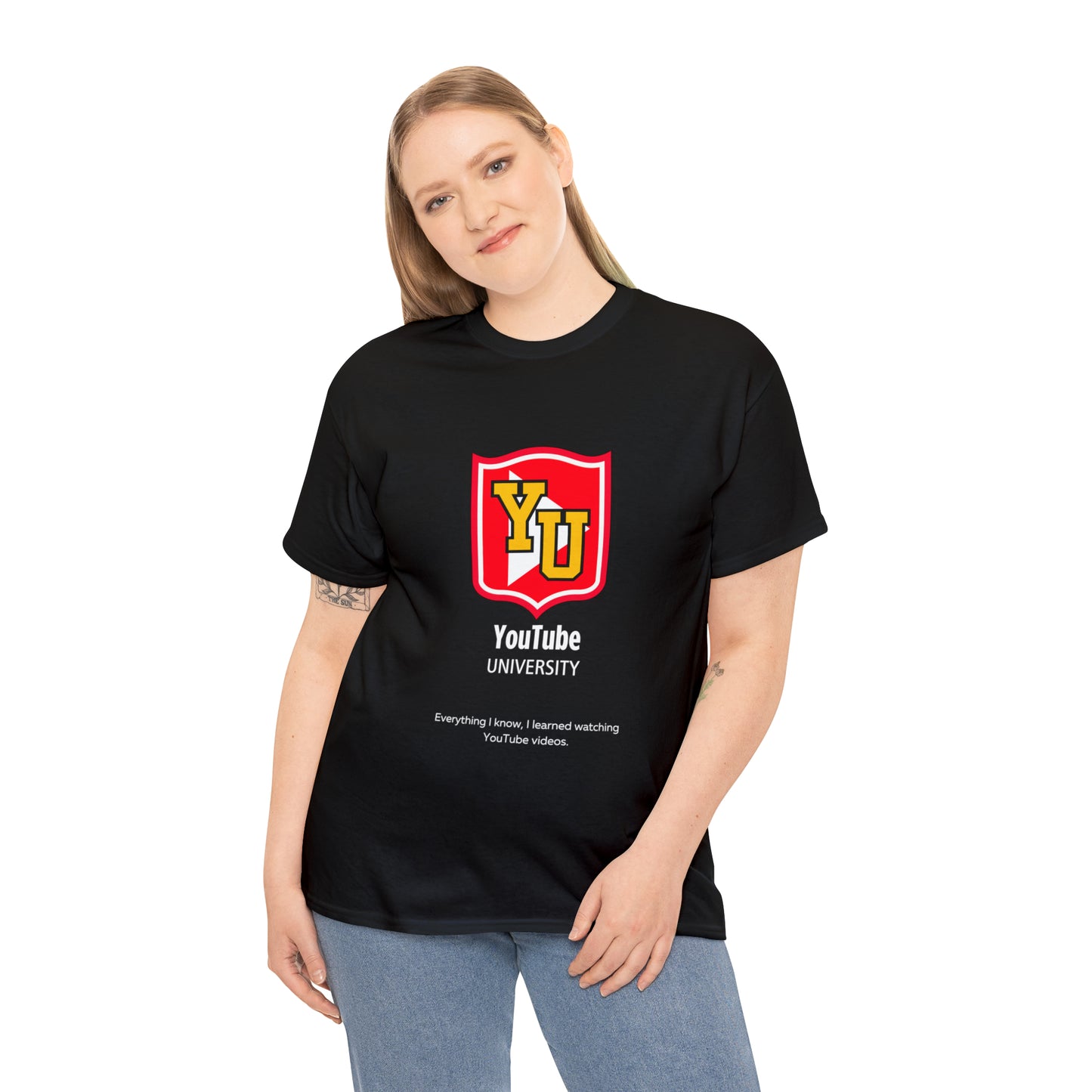YouTube University Unisex Heavy Cotton Tee