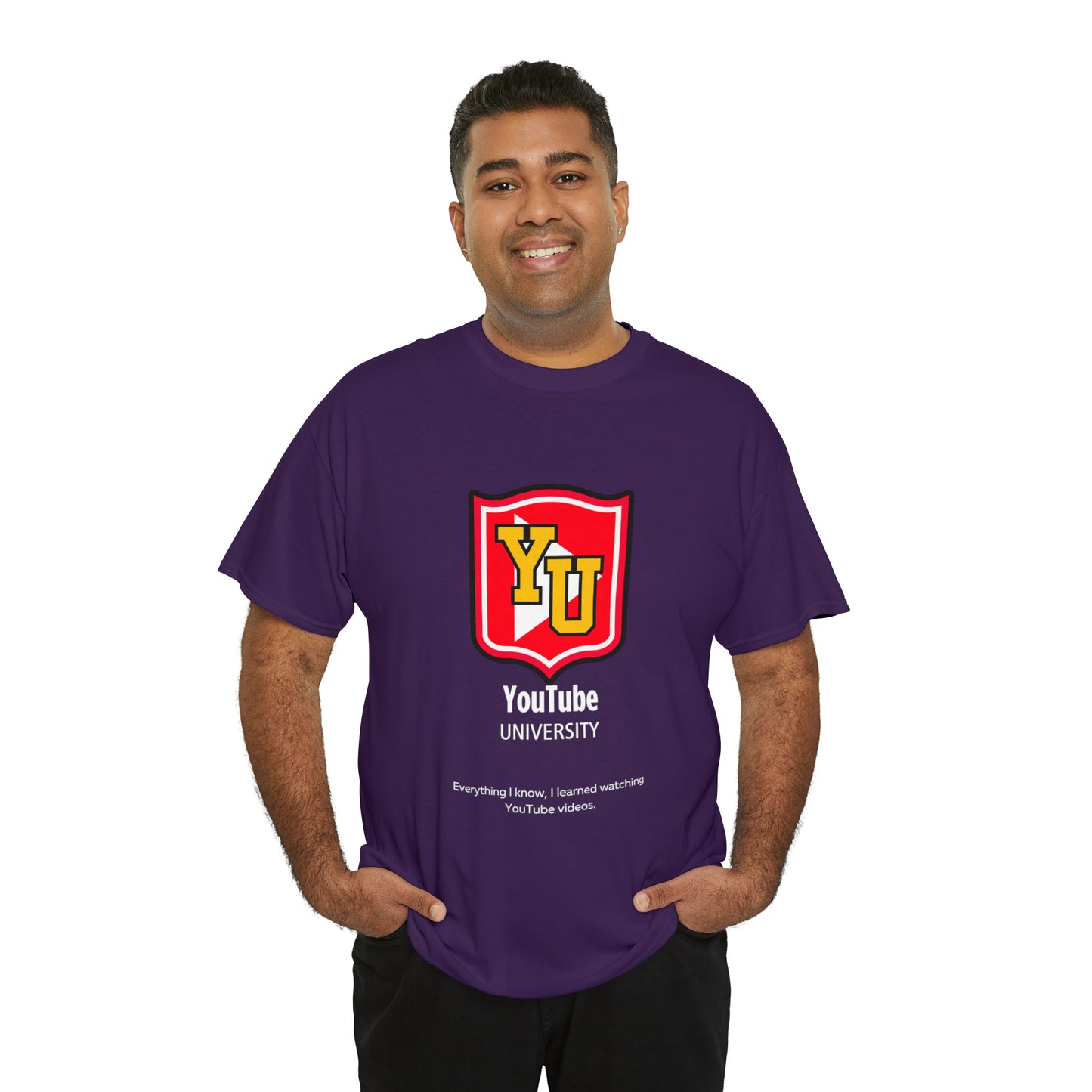 YouTube University Unisex Heavy Cotton Tee