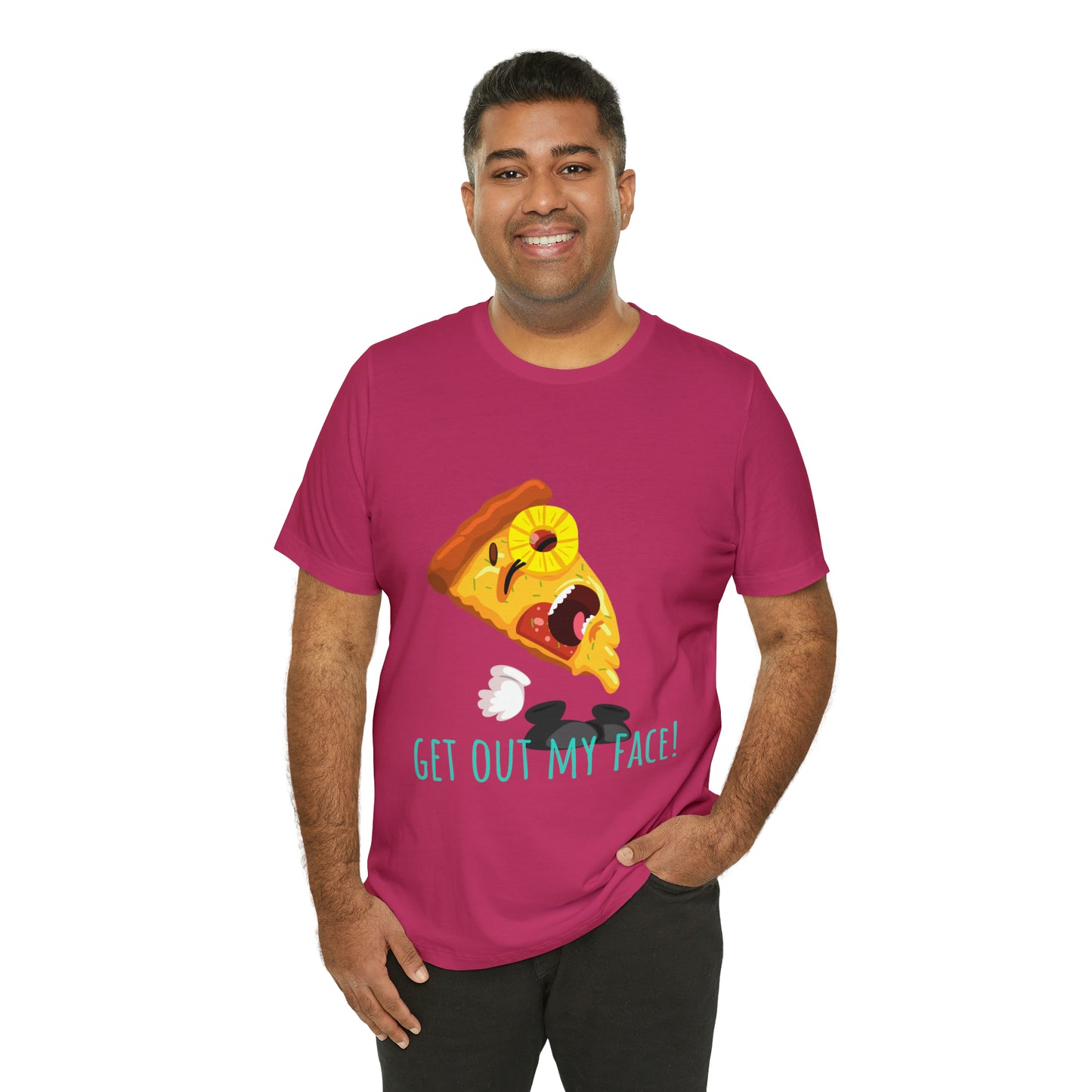 People Against Pineapples On Pizza Unisex Jersey Short Sleeve Tee