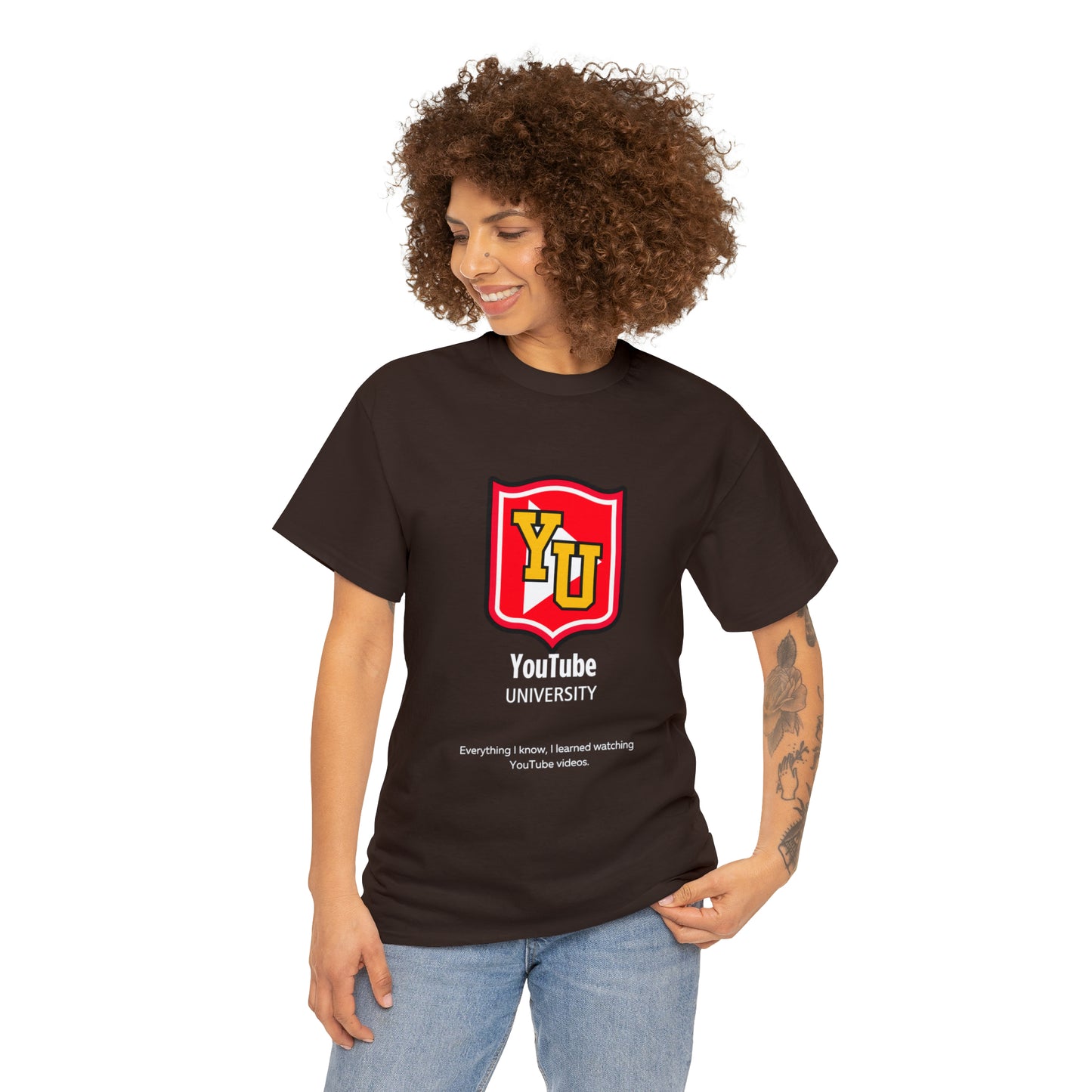 YouTube University Unisex Heavy Cotton Tee