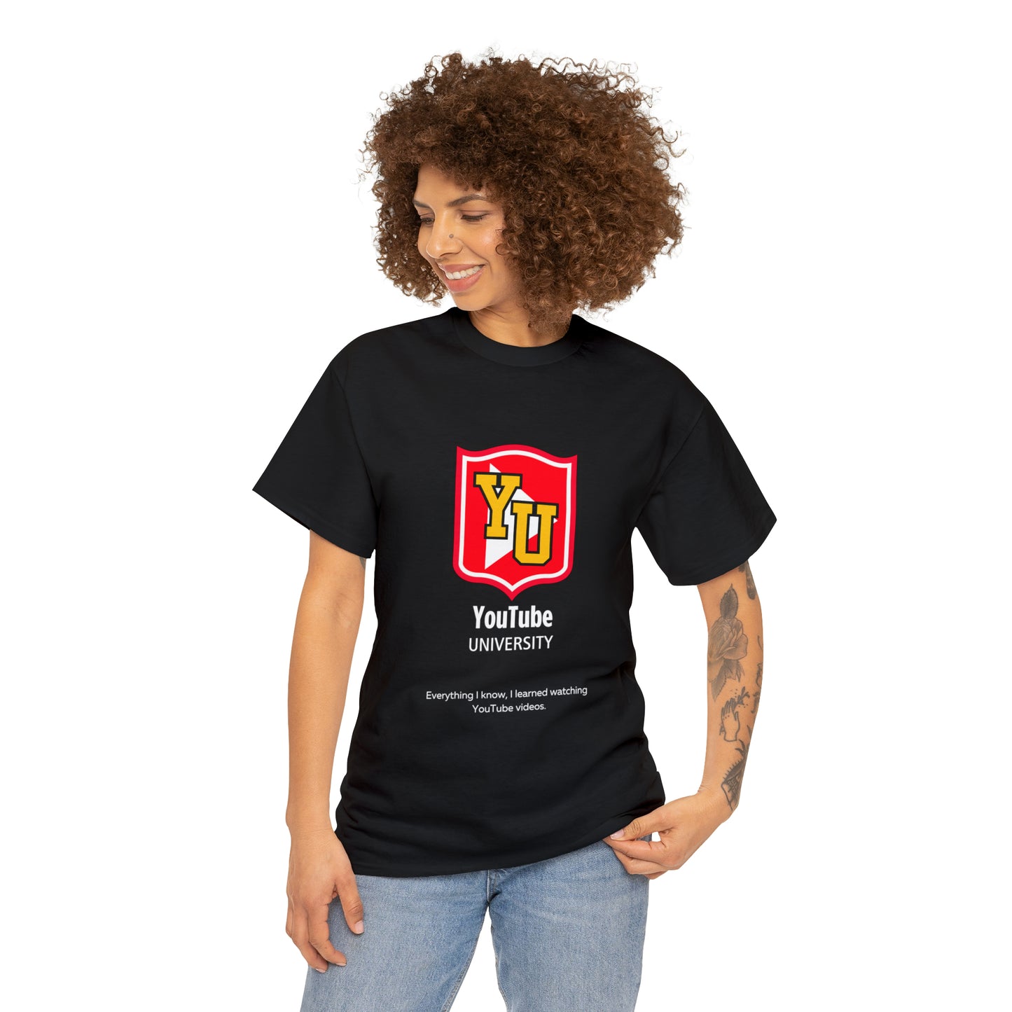 YouTube University Unisex Heavy Cotton Tee