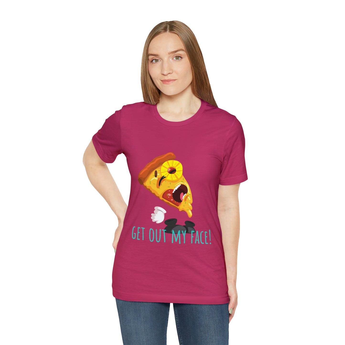 People Against Pineapples On Pizza Unisex Jersey Short Sleeve Tee