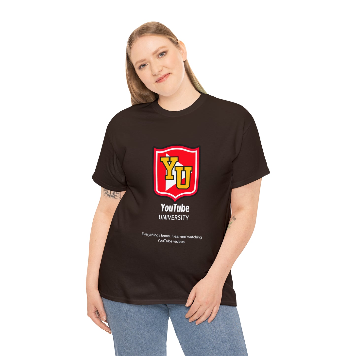 YouTube University Unisex Heavy Cotton Tee