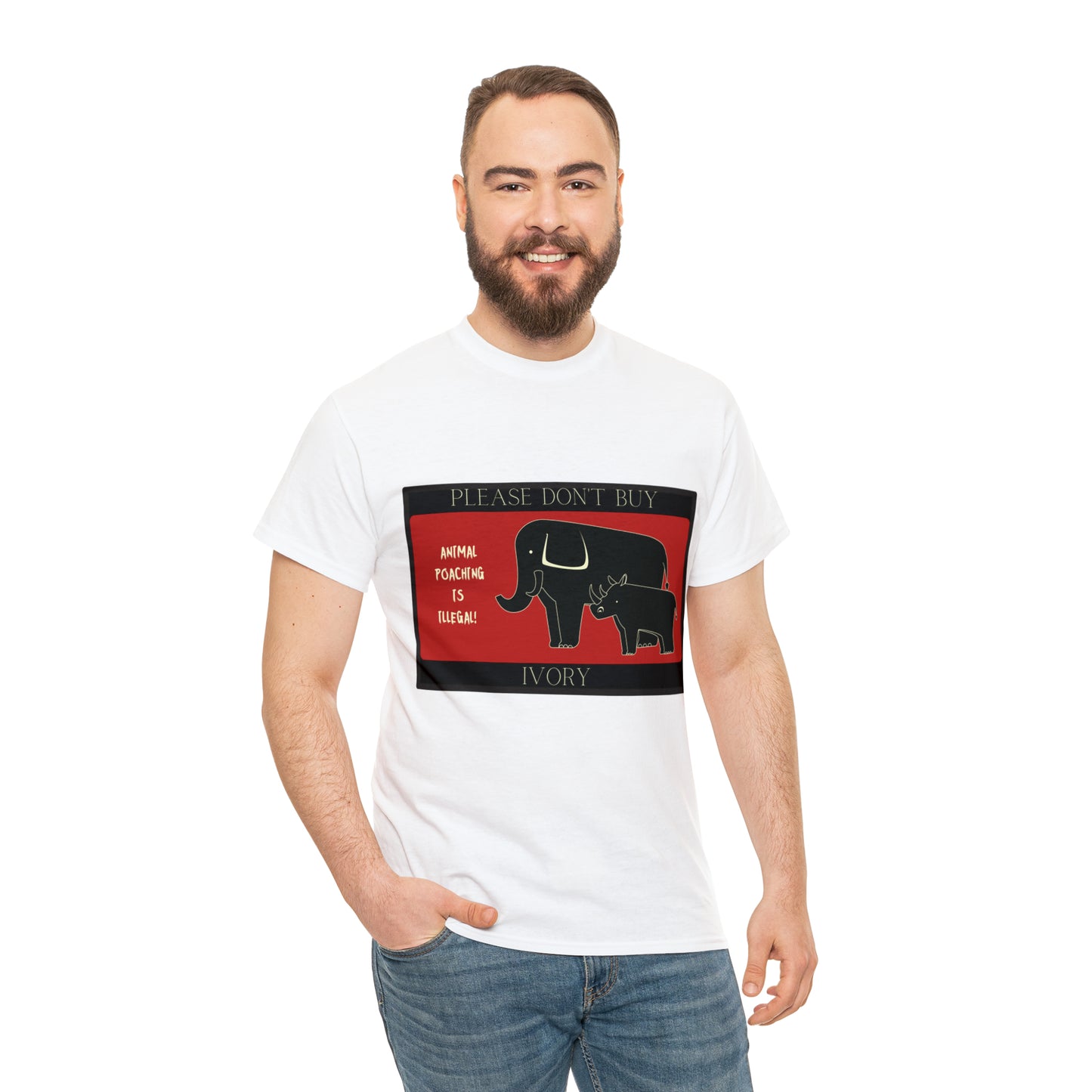 No Poaching Heavy Cotton Tee