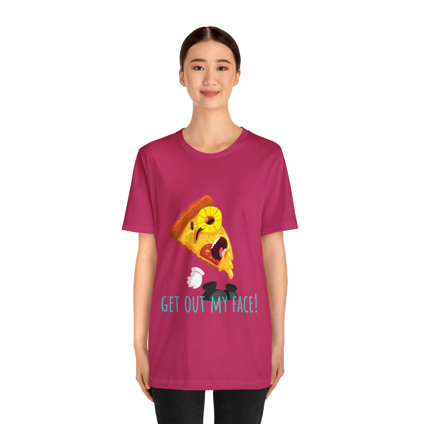 People Against Pineapples On Pizza Unisex Jersey Short Sleeve Tee