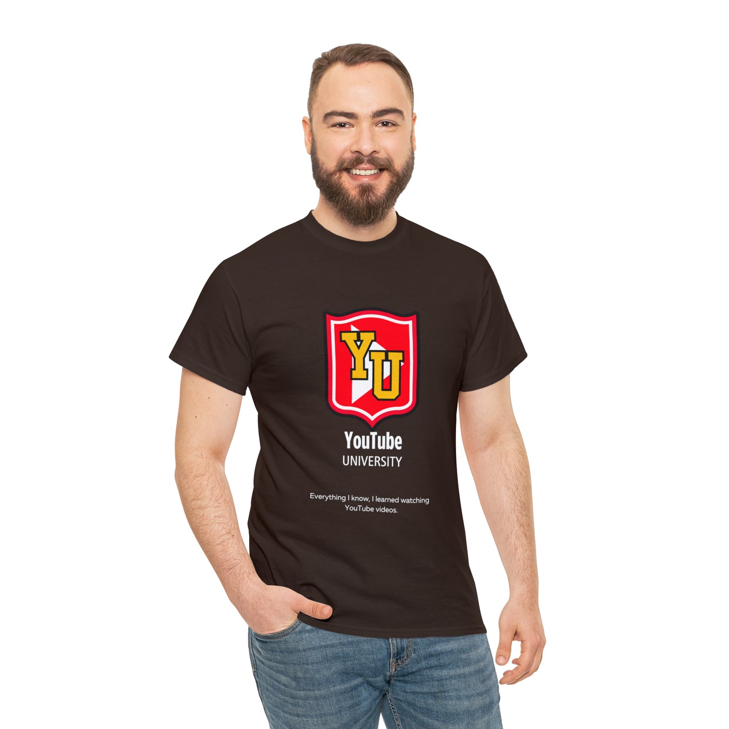 YouTube University Unisex Heavy Cotton Tee