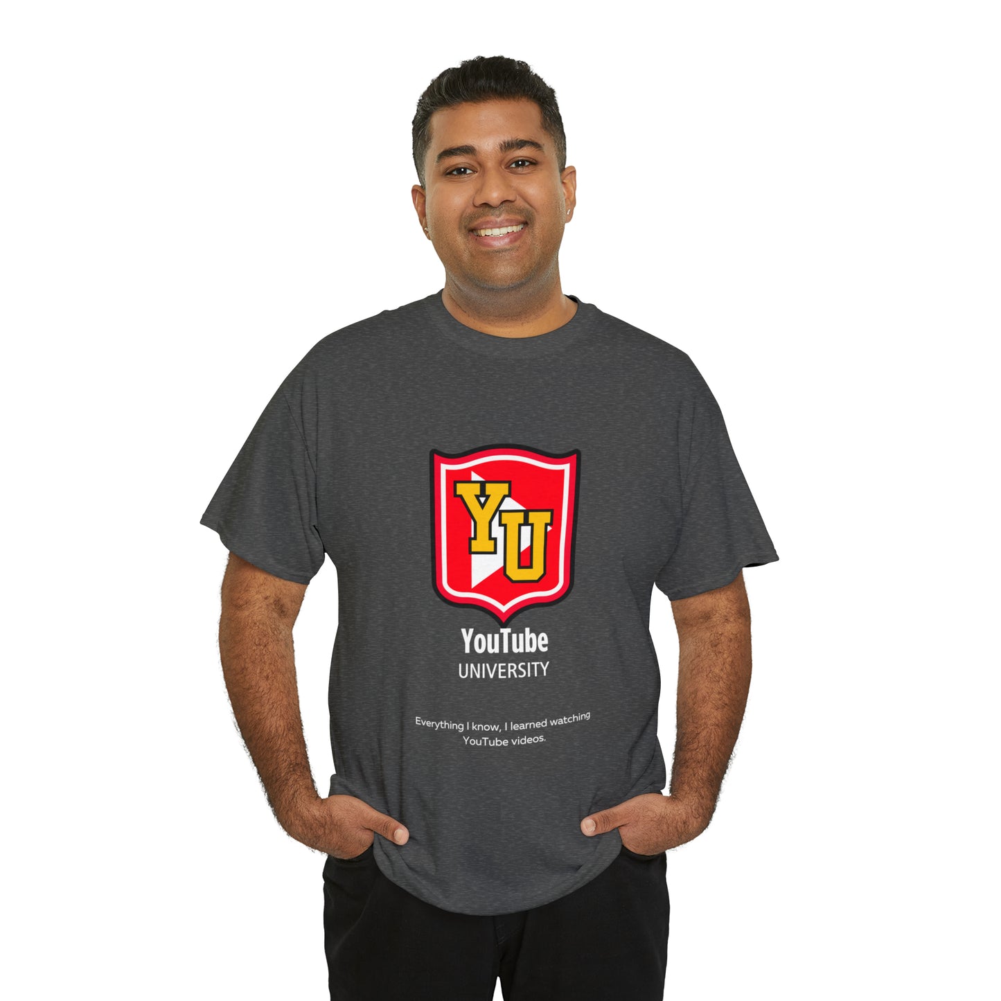 YouTube University Unisex Heavy Cotton Tee
