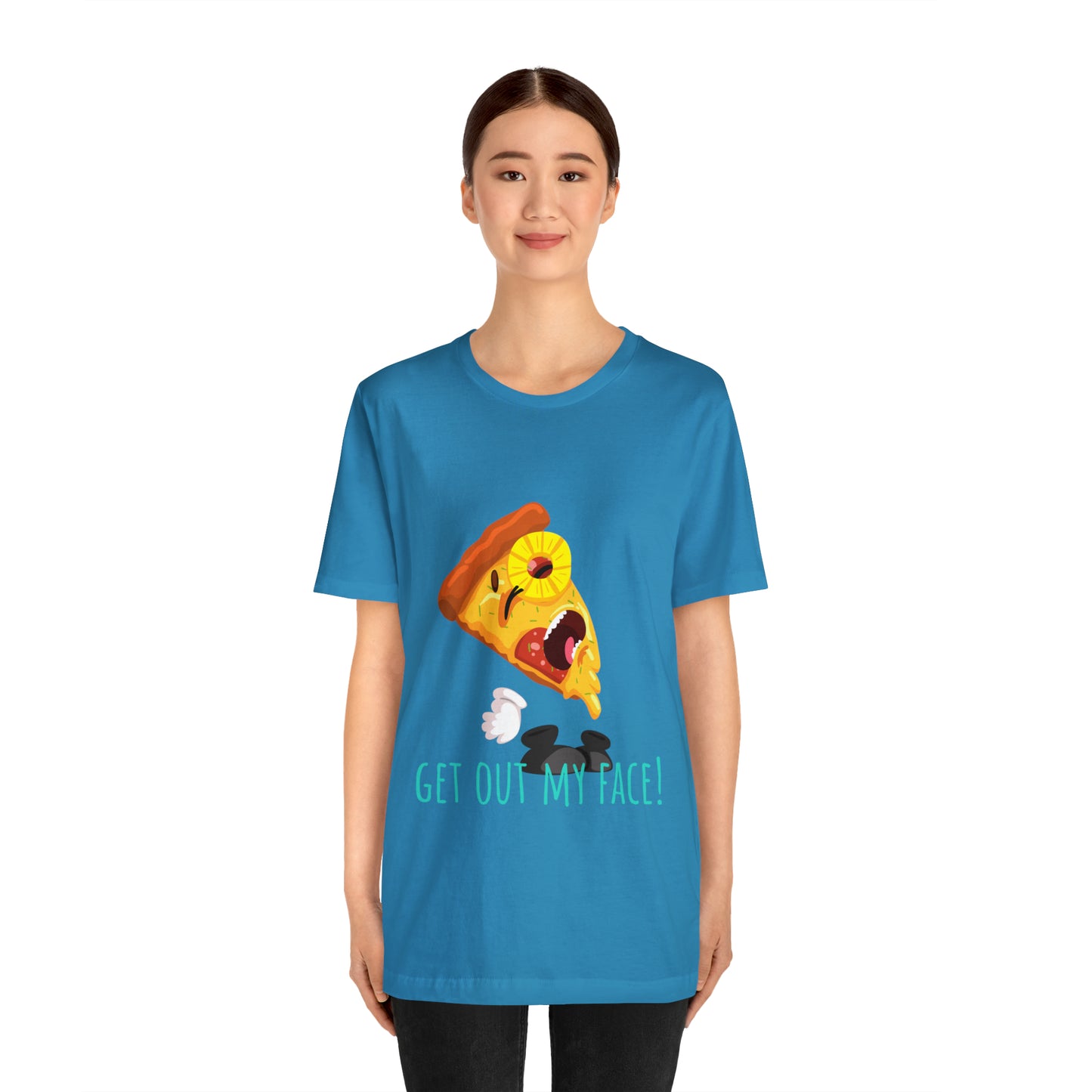 People Against Pineapples On Pizza Unisex Jersey Short Sleeve Tee