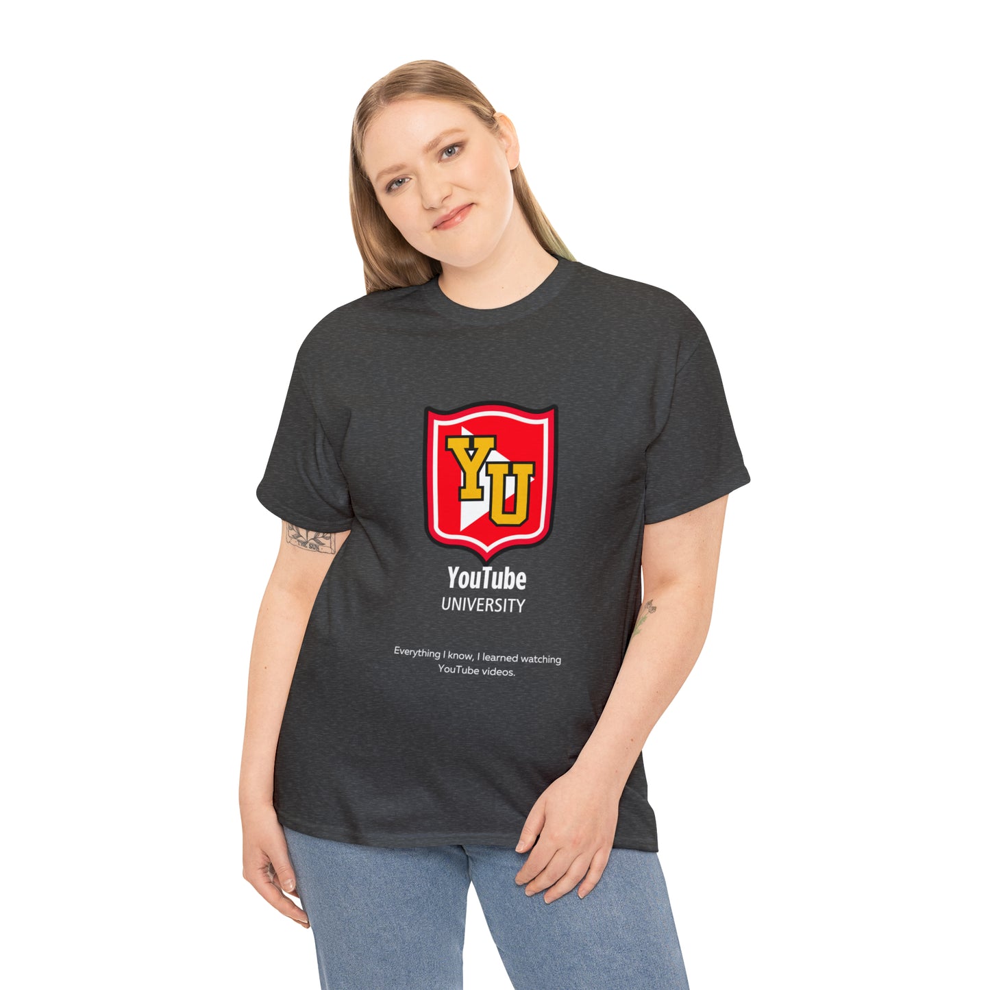 YouTube University Unisex Heavy Cotton Tee