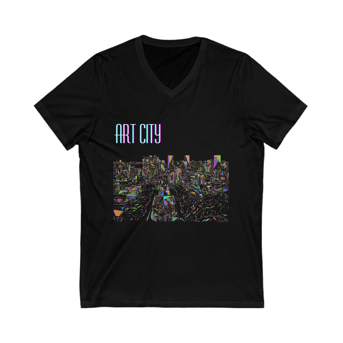 Art City V-Neck Tee