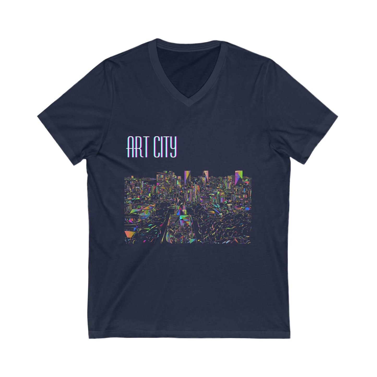 Art City V-Neck Tee
