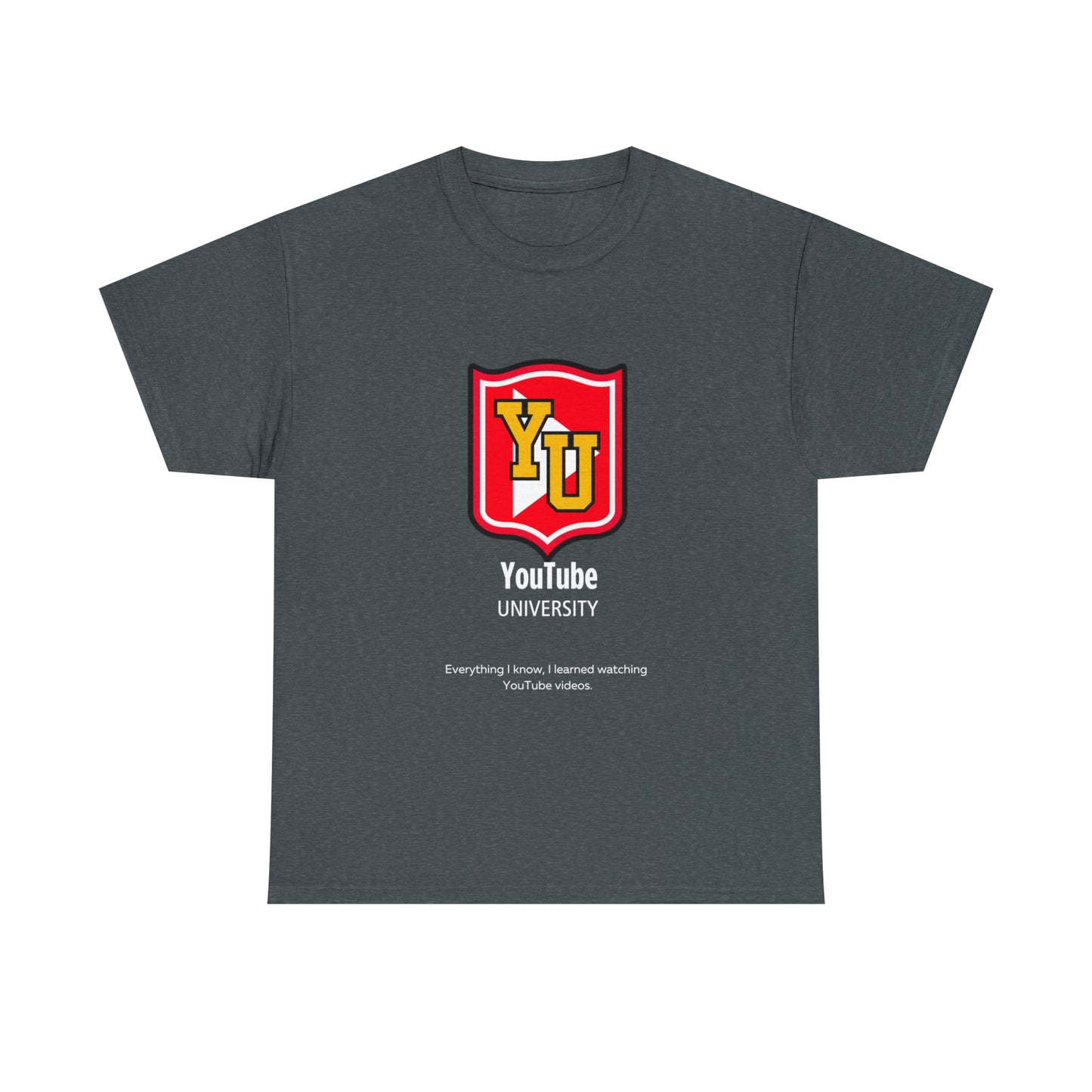 YouTube University Unisex Heavy Cotton Tee