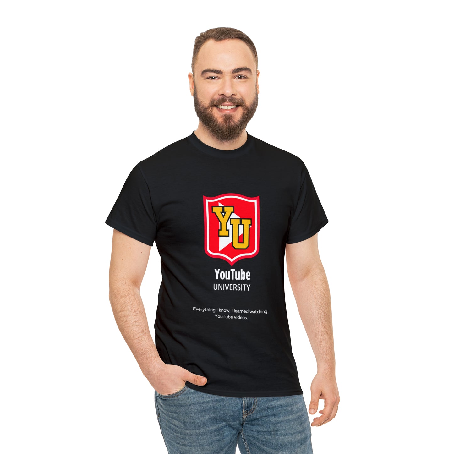 YouTube University Unisex Heavy Cotton Tee