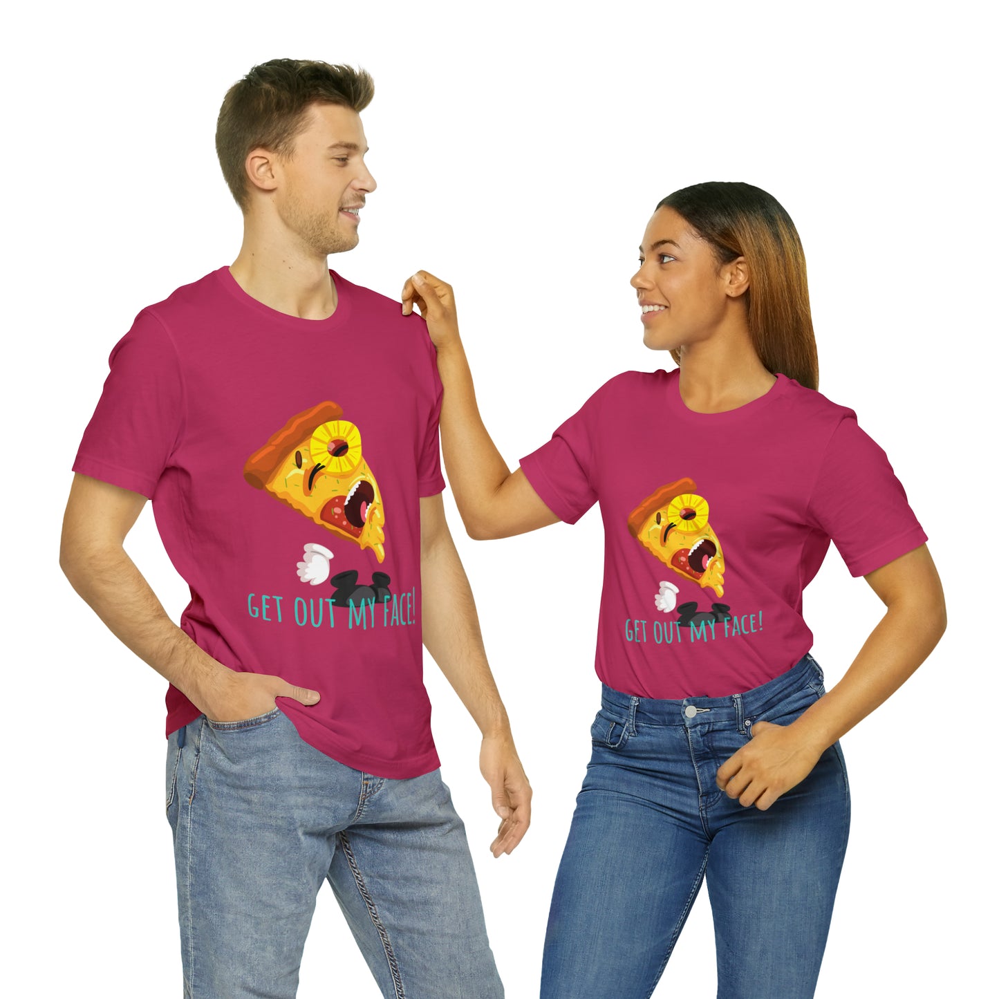 People Against Pineapples On Pizza Unisex Jersey Short Sleeve Tee
