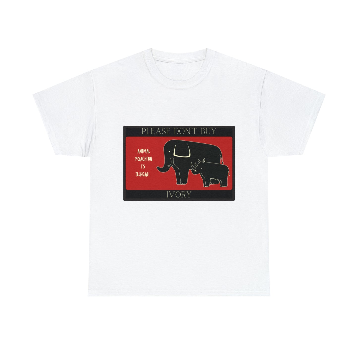 No Poaching Heavy Cotton Tee