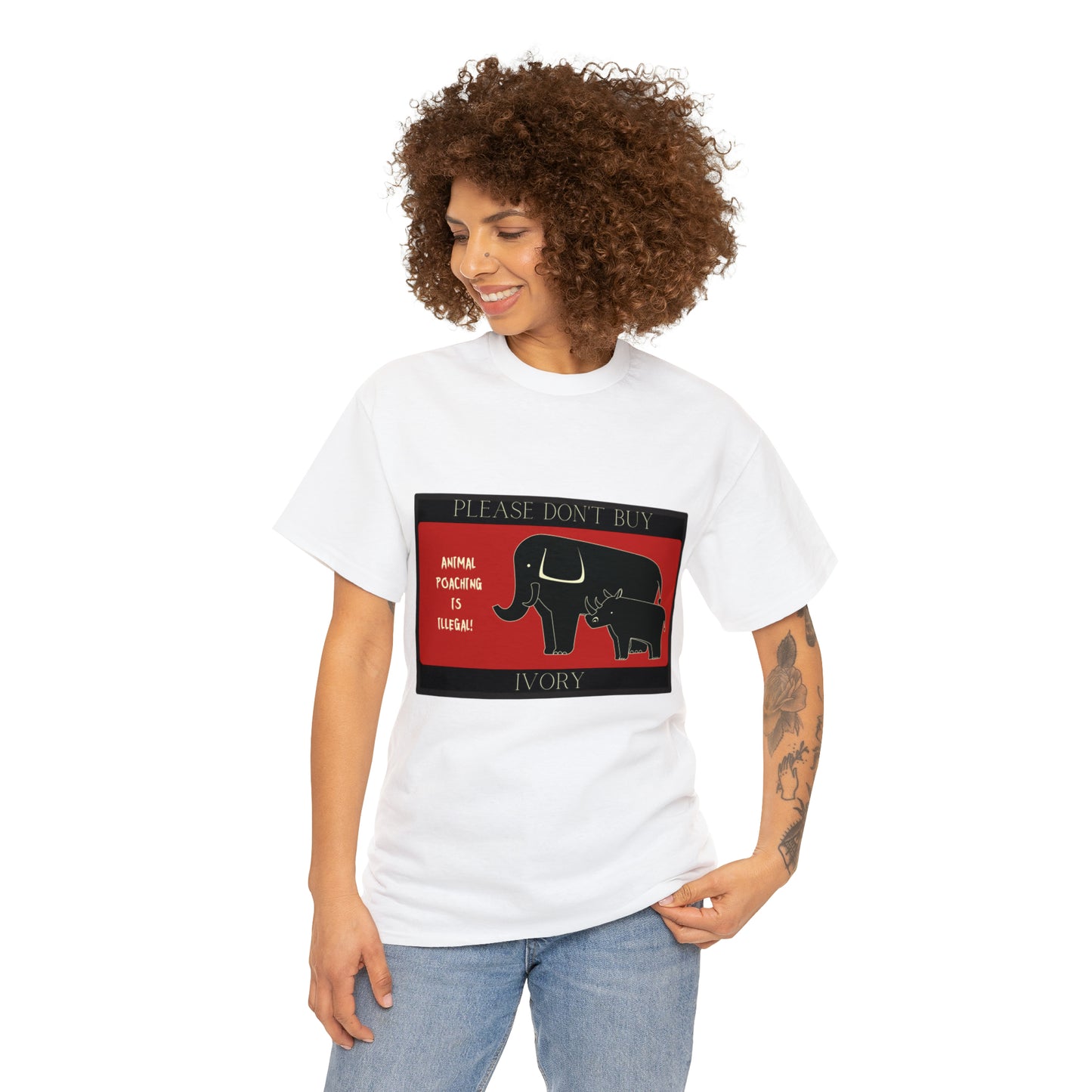 No Poaching Heavy Cotton Tee