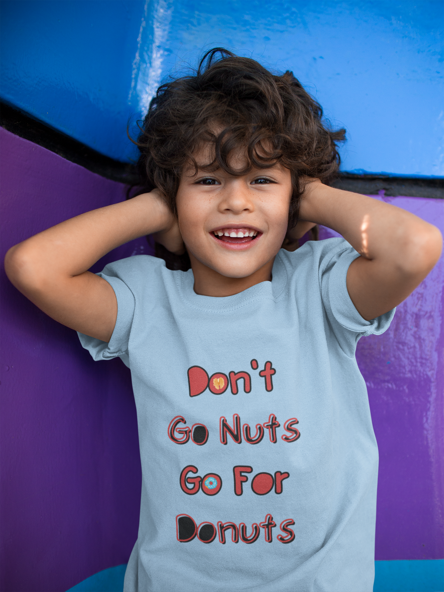 Toddlers Go Donuts Tee