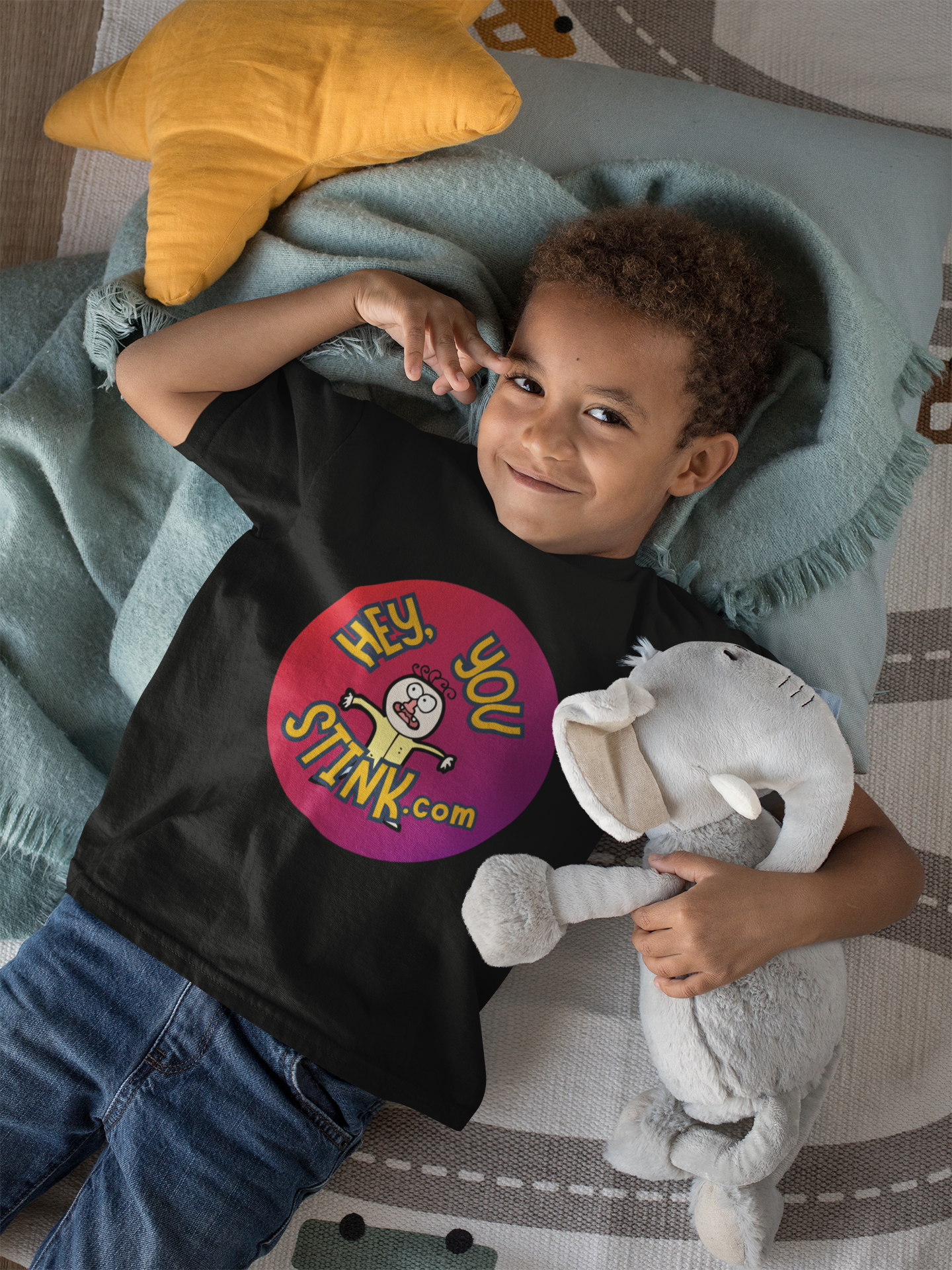 Hey, You Stink.com Kids Jersey Tee