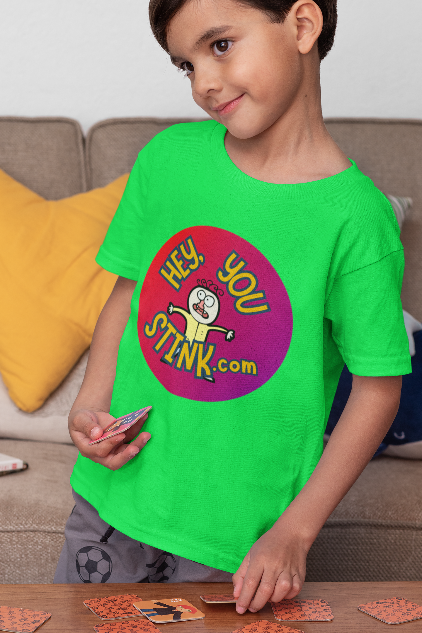 Hey, You Stink.com Kids Jersey Tee