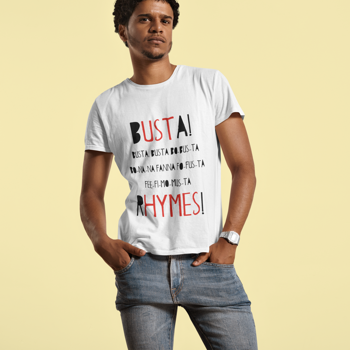 Name Game Busta Rhymes Cotton Tee