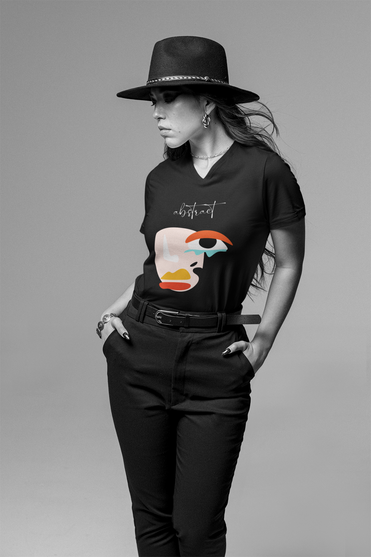 Abstract Unisex Jersey Short Sleeve Tee