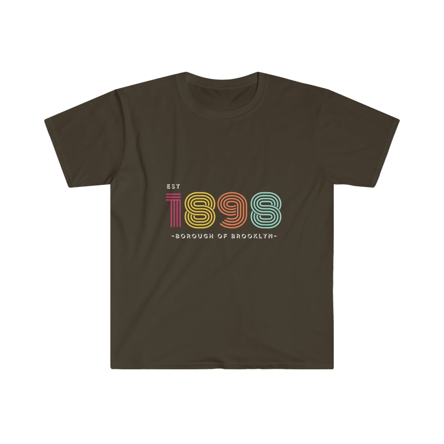 Vintage Brooklyn 1898 Unisex Soft style T-Shirt