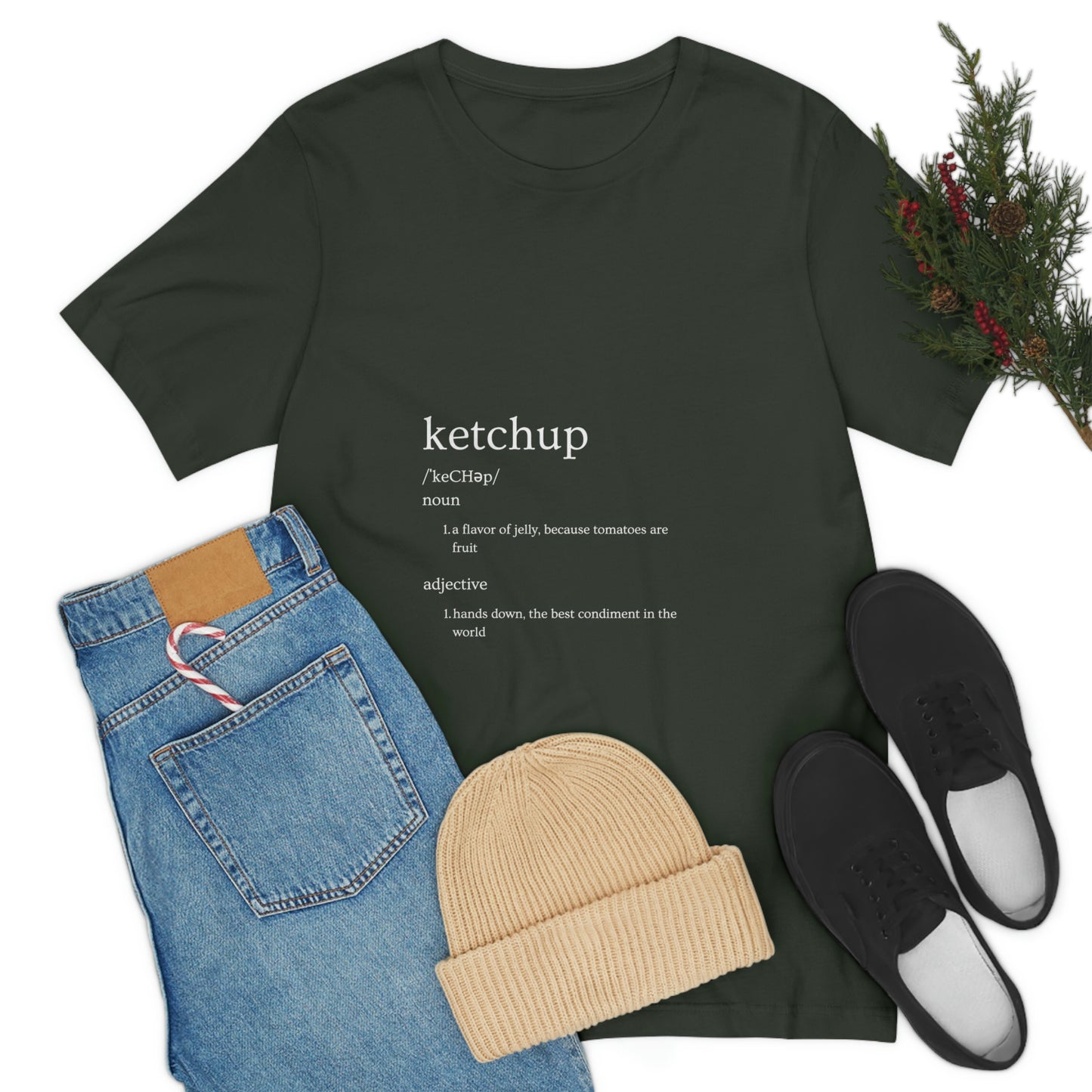 Ketchup Unisex Jersey Short Sleeve Tee