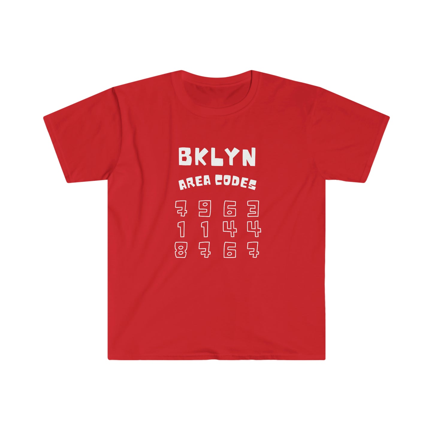 Area Codes of Brooklyn T-Shirt