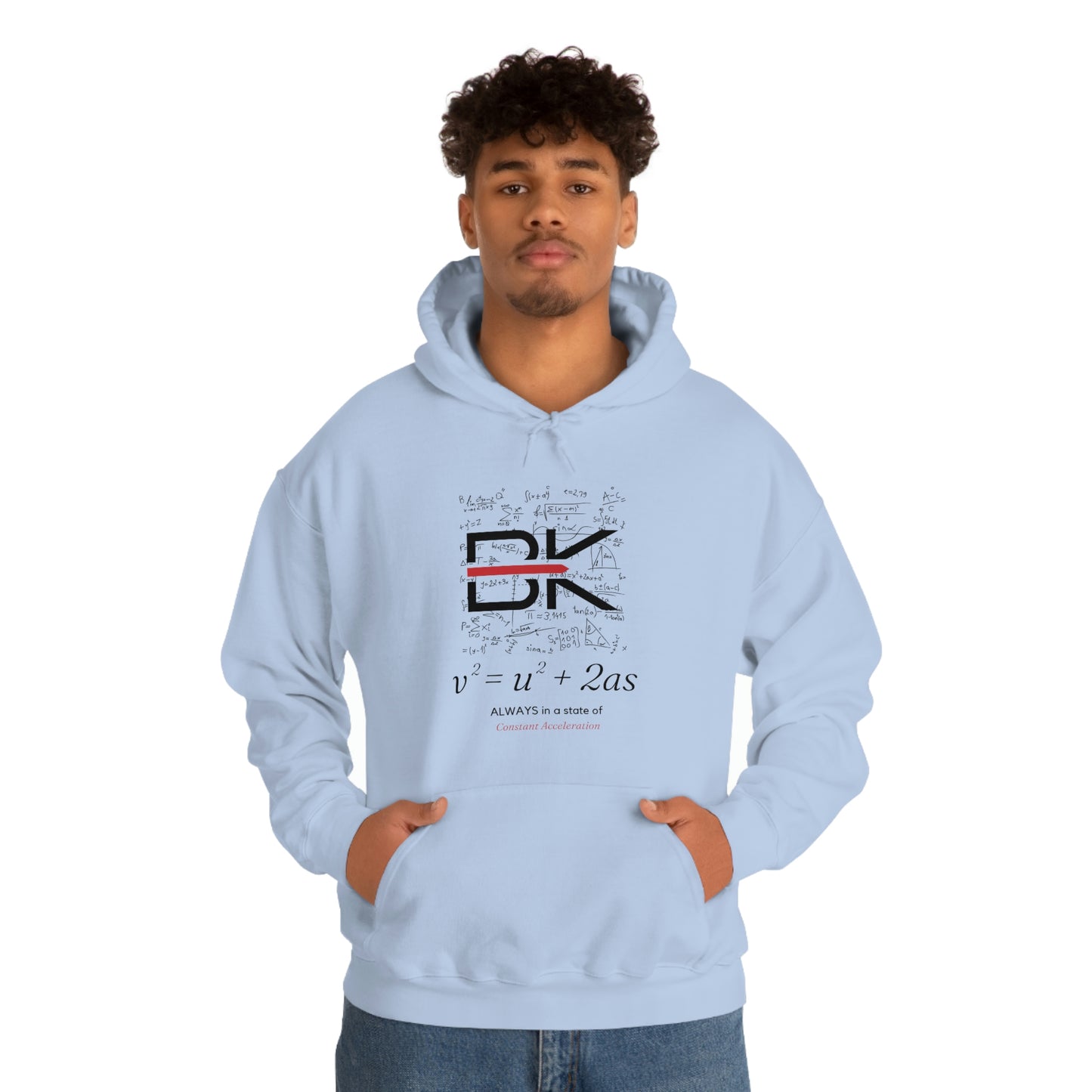 The Equation Constant Acceleration Lte Unisex Heavy Blend™ Hooded Sweatshirt