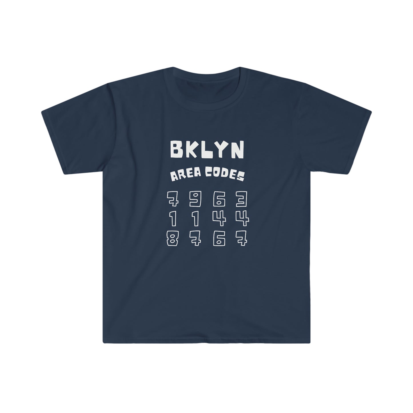 Area Codes of Brooklyn T-Shirt