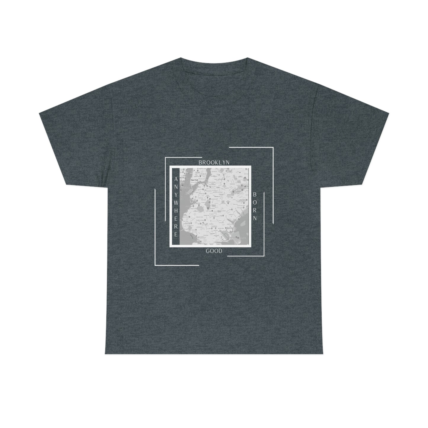 On the Map B.B.G.A. Dark Unisex Tee