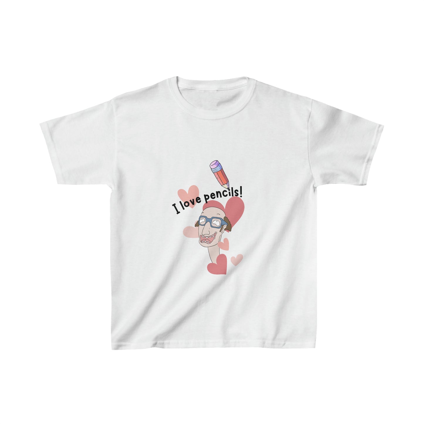 I Love Pencils Kid's Heavy Cotton™ Tee