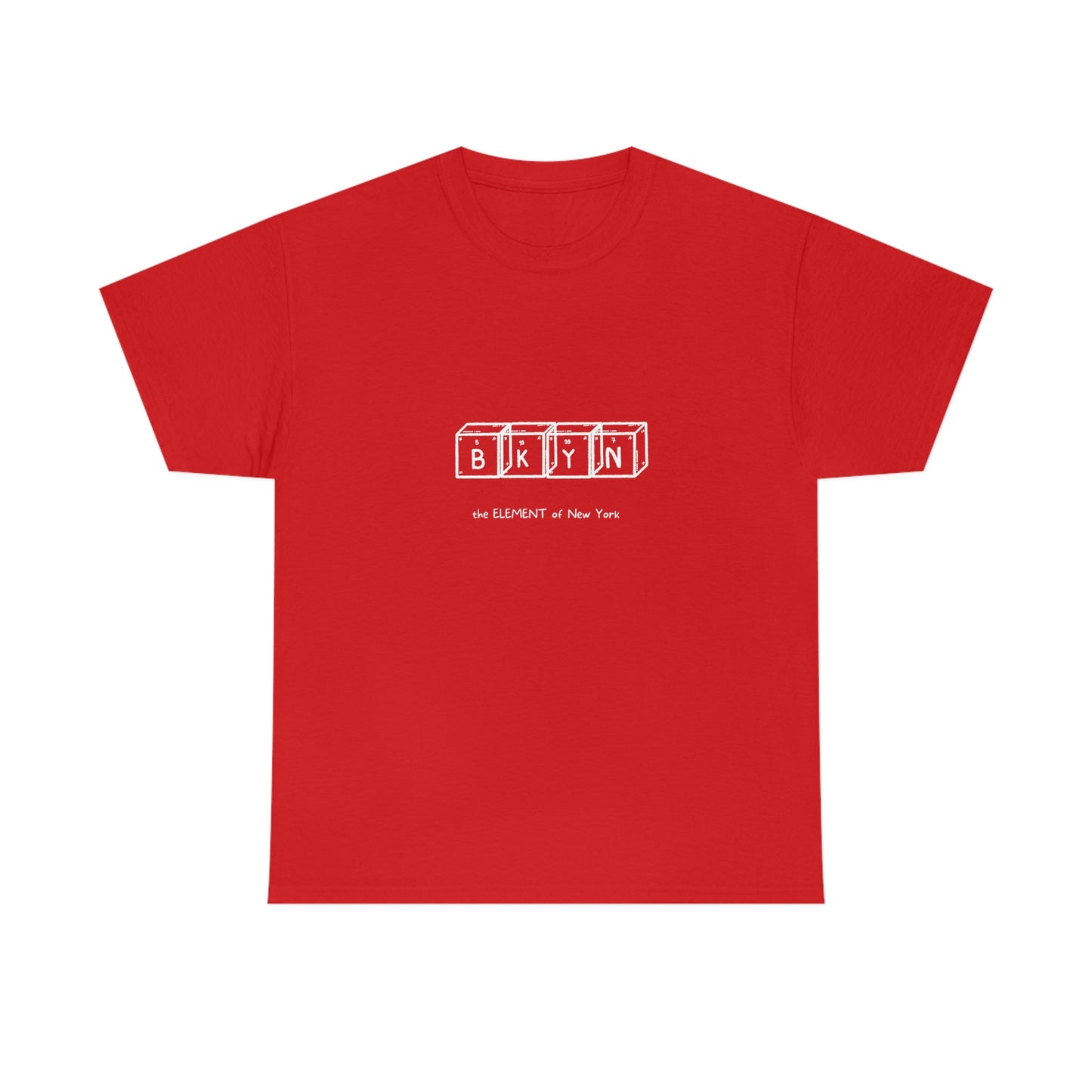 The Element of New York BKYN Dk Dimensional Unisex Heavy Cotton Tee