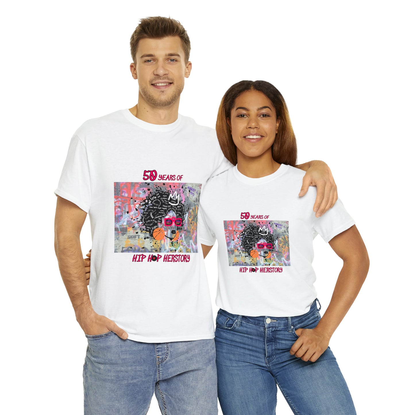 50 Years of Hip Hop Herstory Tee