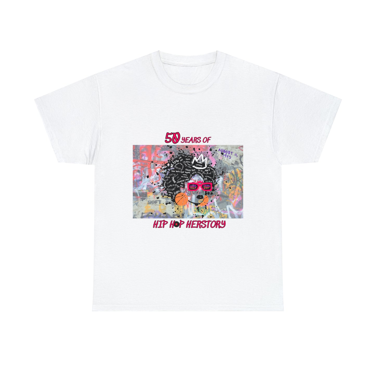 50 Years of Hip Hop Herstory Tee