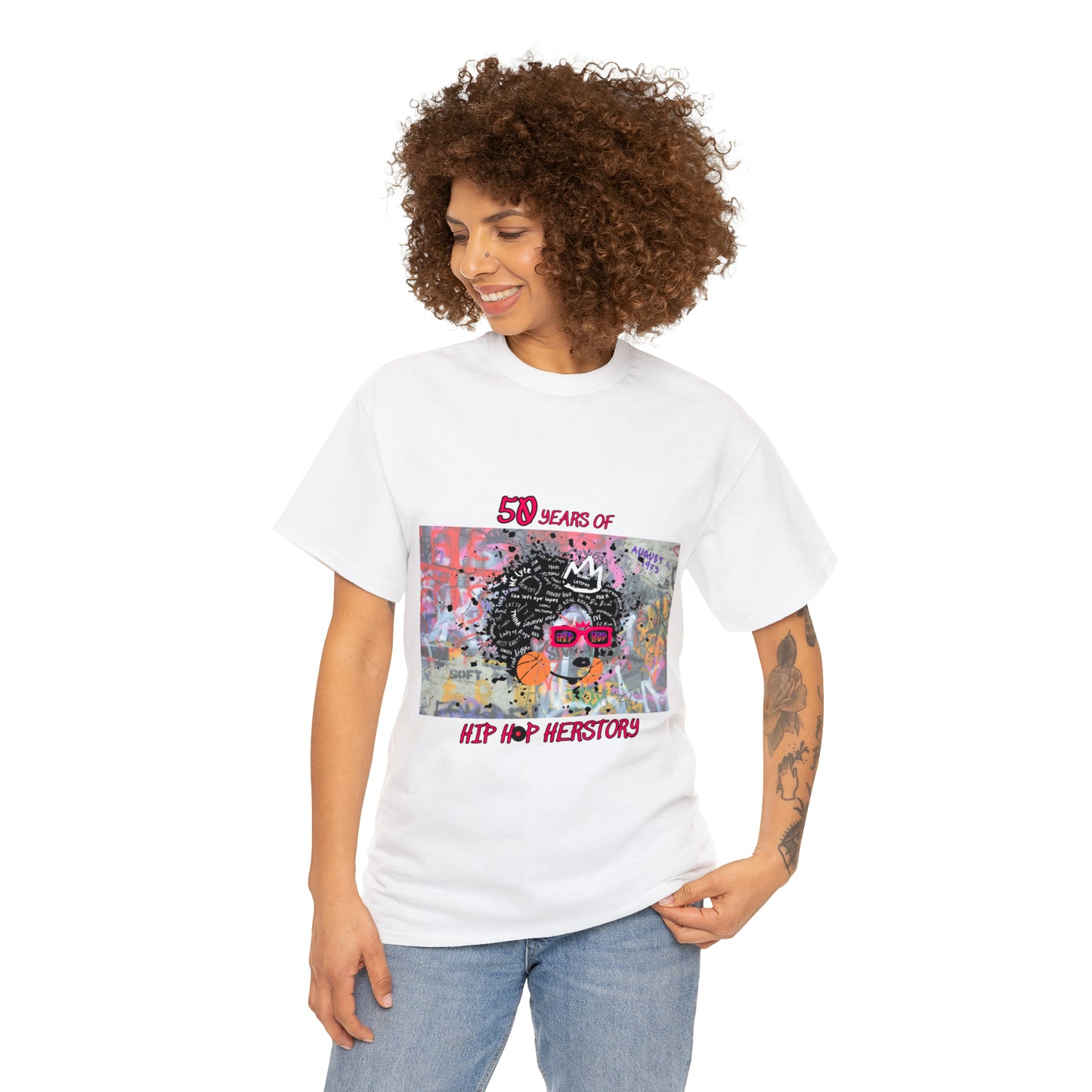 50 Years of Hip Hop Herstory Tee