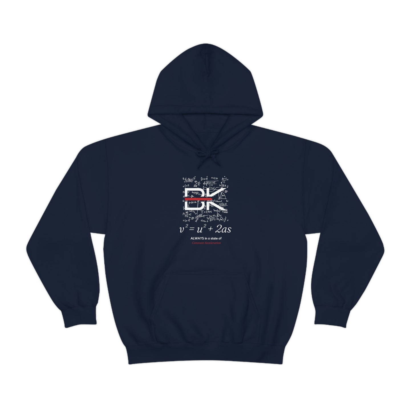 The Equation Constant Acceleration Dk Unisex Heavy Blend™ Hooded Sweatshirt
