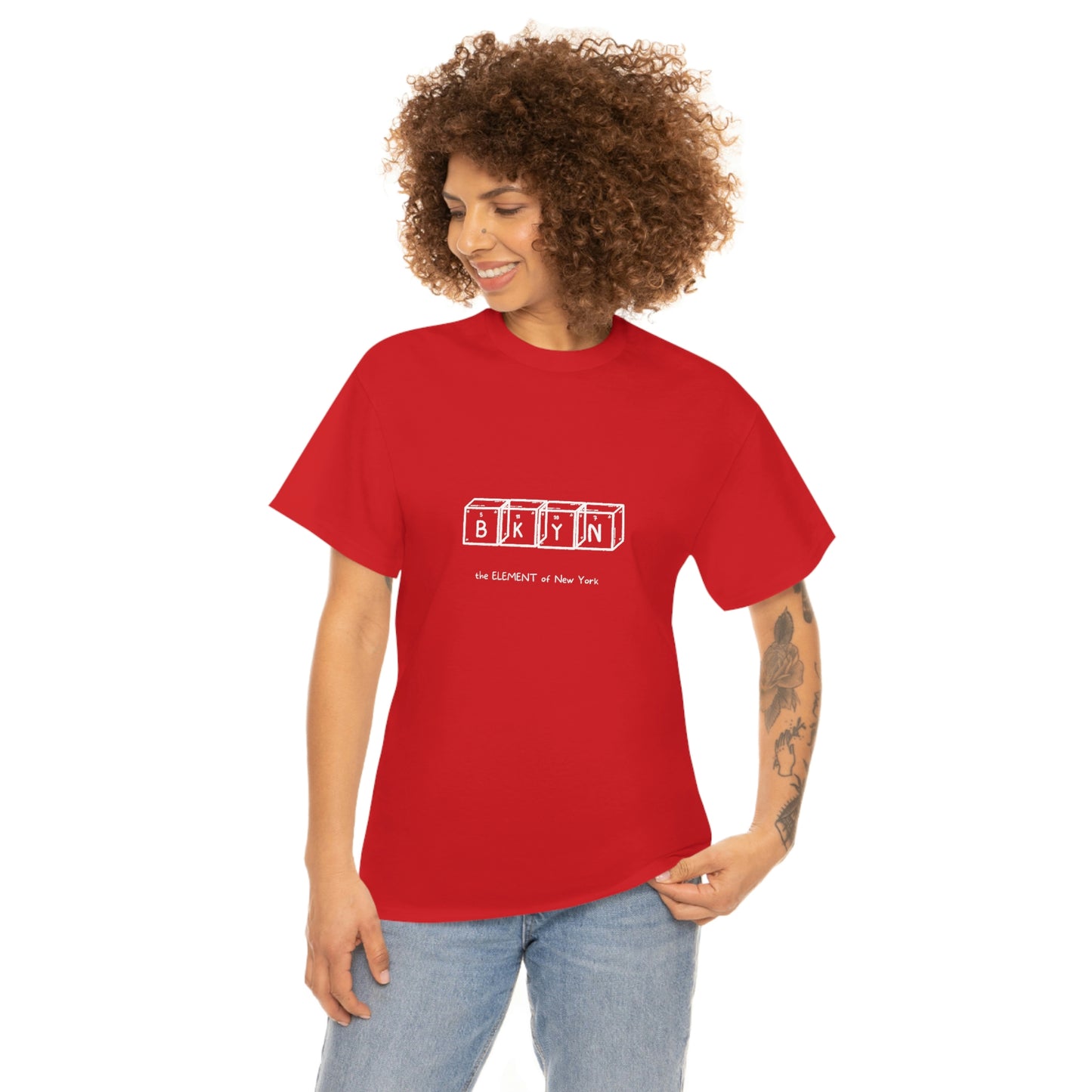 The Element of New York BKYN Dk Dimensional Unisex Heavy Cotton Tee