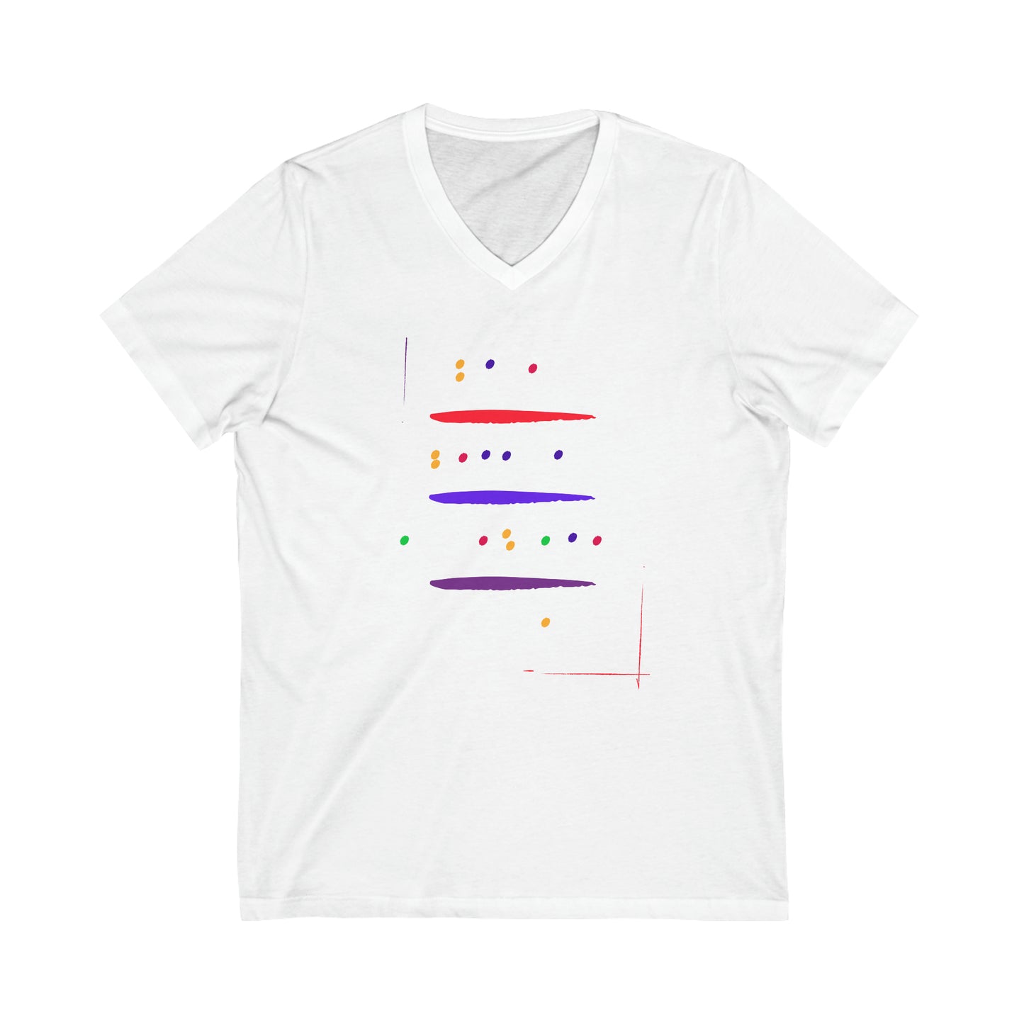 Break Barriers V-Neck Tee