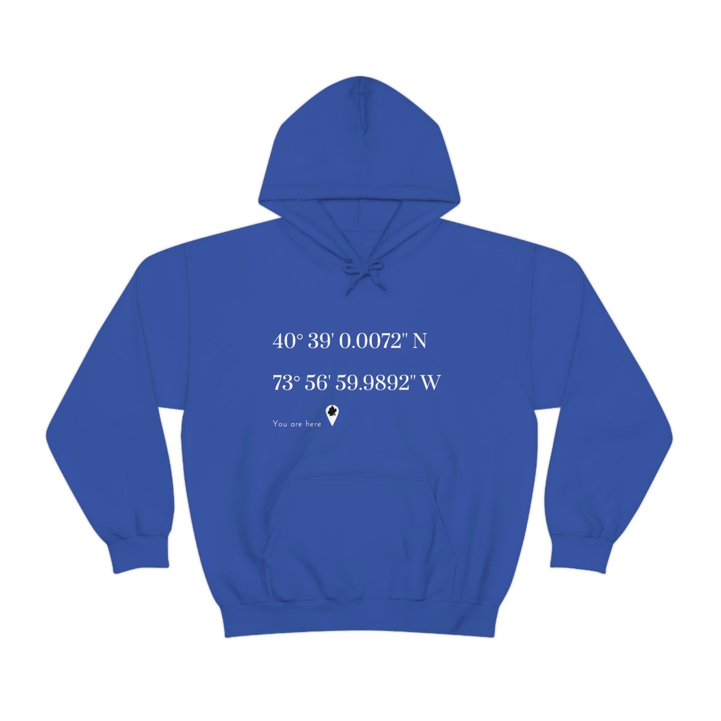 Brooklyn N W Coordinates Dk Hooded Sweatshirt