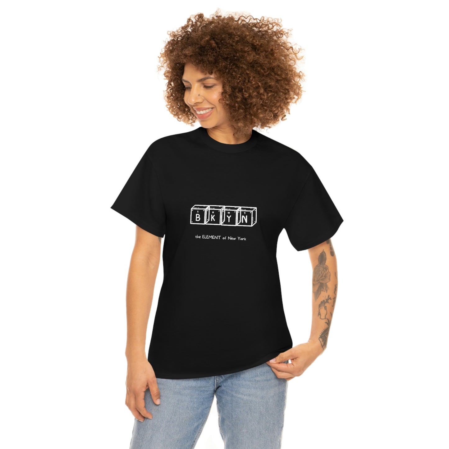The Element of New York BKYN Dk Dimensional Unisex Heavy Cotton Tee