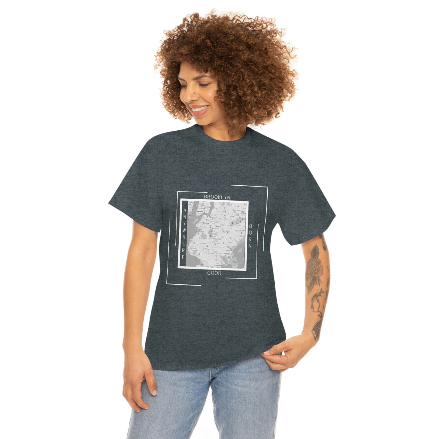 On the Map B.B.G.A. Dark Unisex Tee