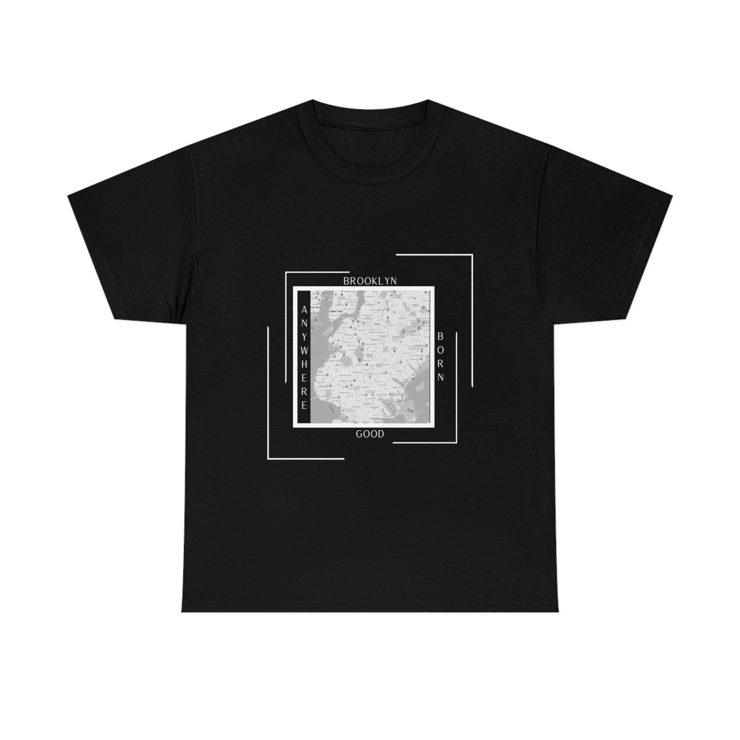 On the Map B.B.G.A. Dark Unisex Tee