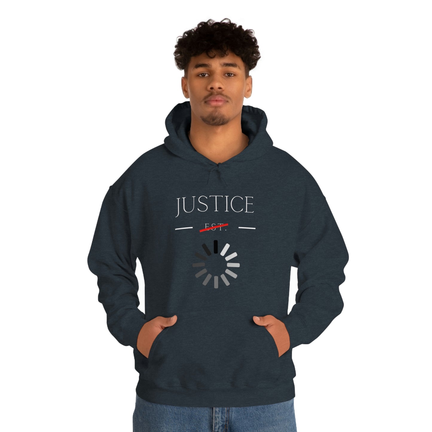 Justice Still Waiting Hooded Sweatshirt