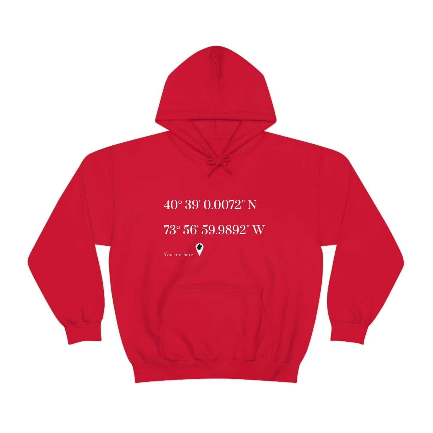 Brooklyn N W Coordinates Dk Hooded Sweatshirt