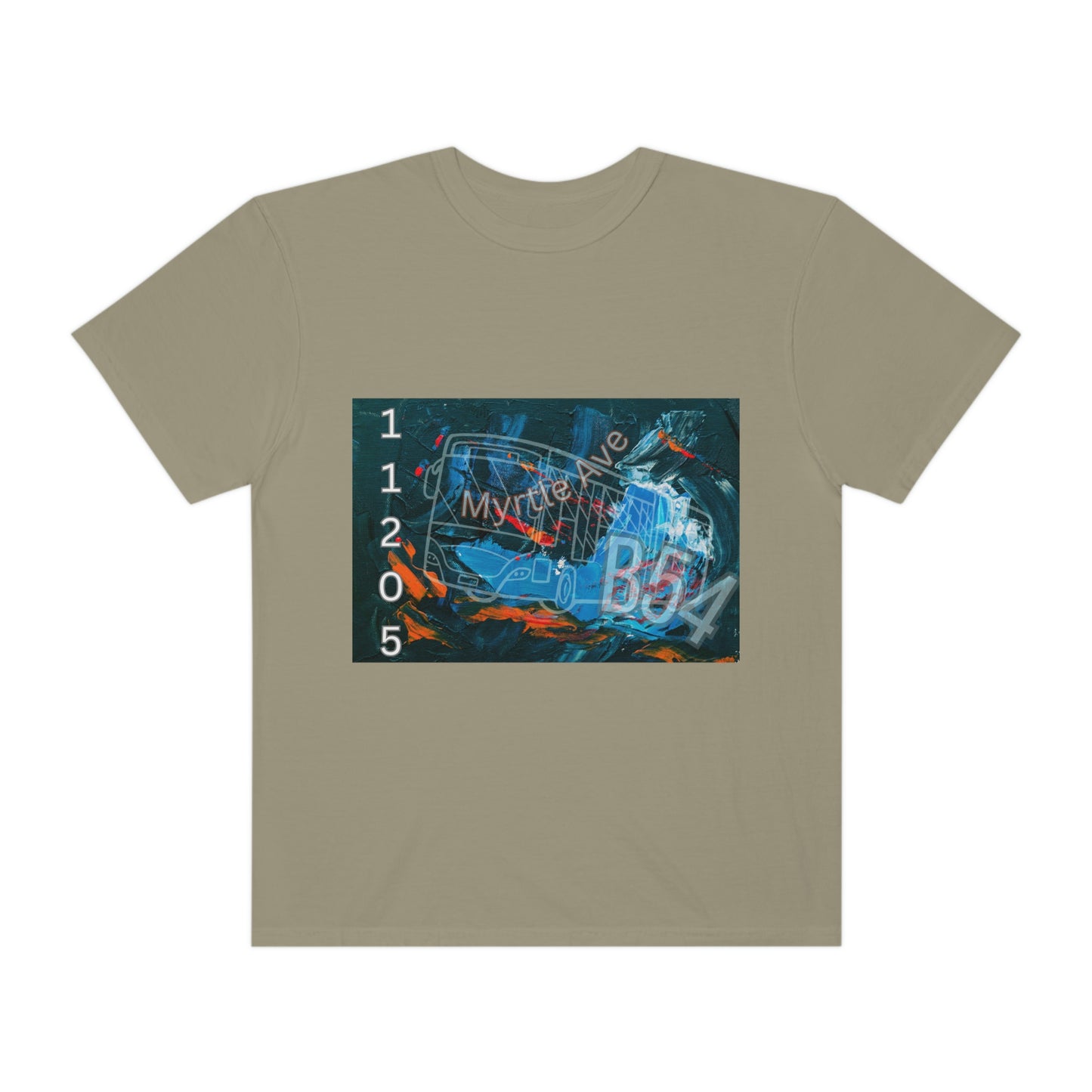 zip code 11205 B54 Unisex Garment-Dyed T-shirt
