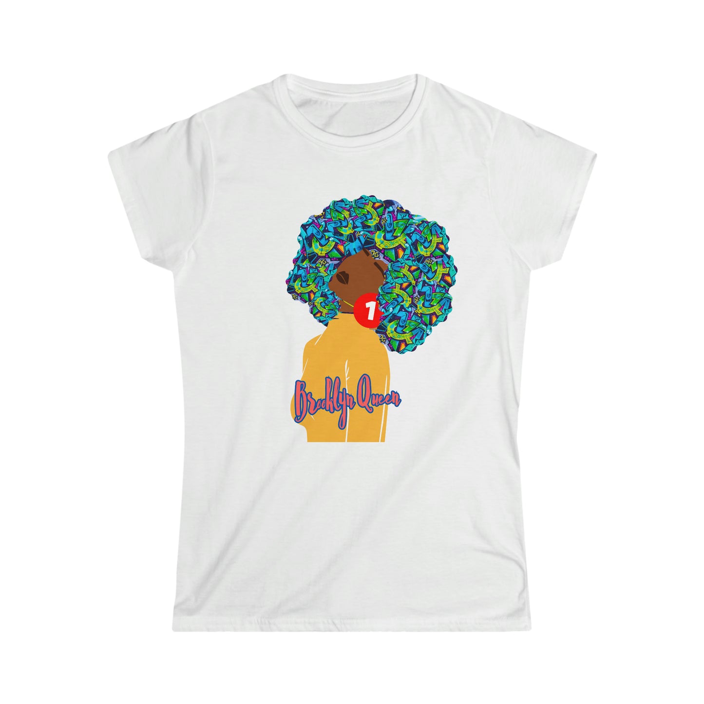Brooklyn Queens #1 Earring Women's Softstyle Tee