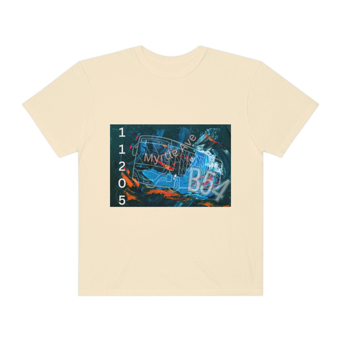 zip code 11205 B54 Unisex Garment-Dyed T-shirt