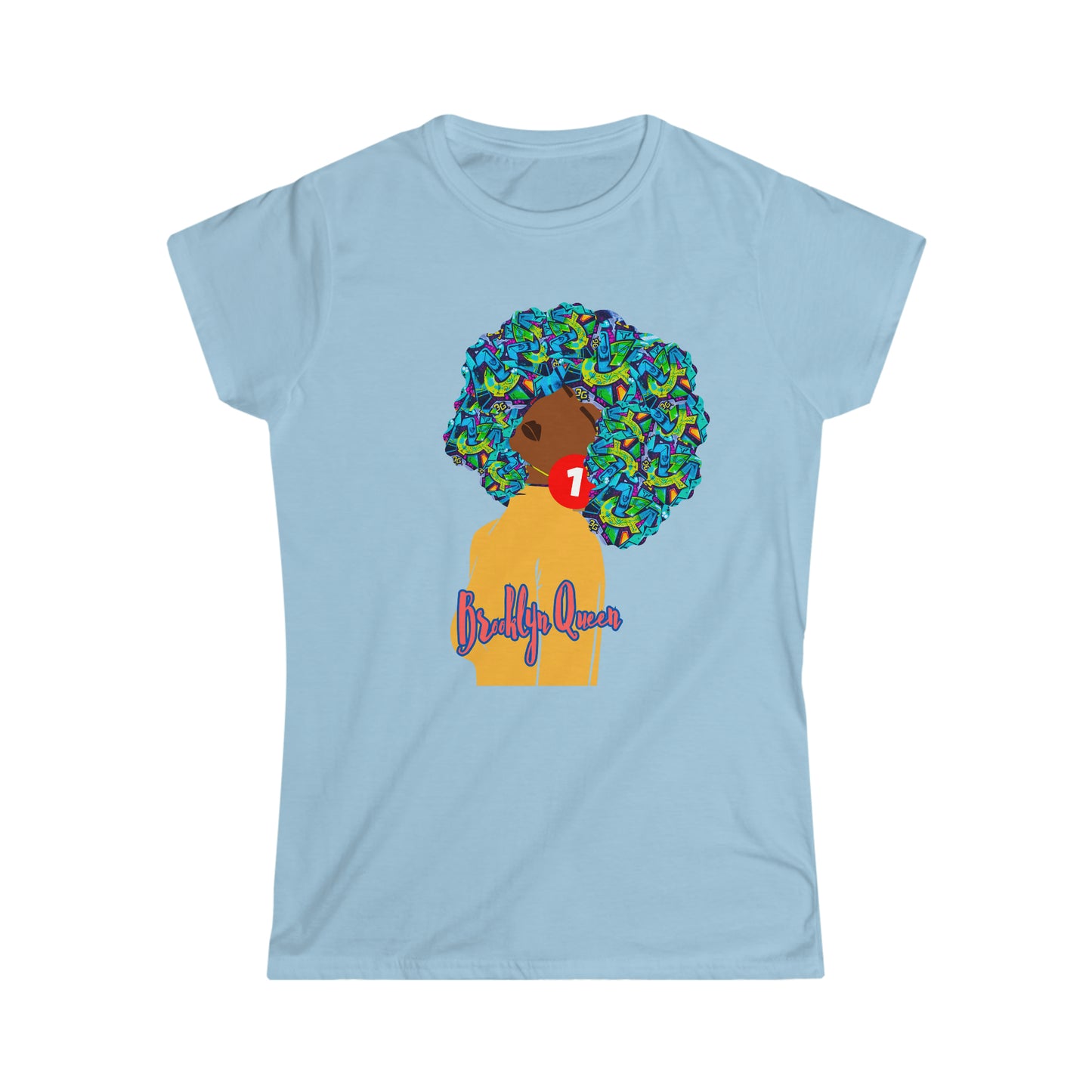 Brooklyn Queens #1 Earring Women's Softstyle Tee